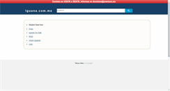 Desktop Screenshot of iguana.com.mx